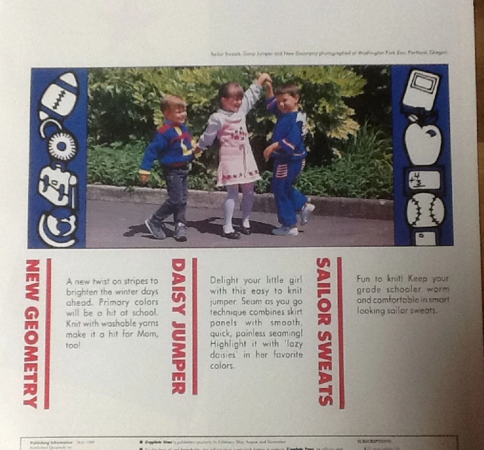 1988 Keyplate News # 16 Pattern Book Bond USM Ultimate Sweater Machine knitting - Image 3 of 4