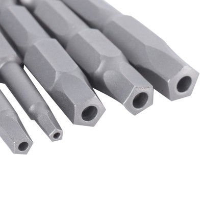 5 Pcs Magnetic Pentagonal Bits Magnetic Wrench Drill Bit Set Durable Head
