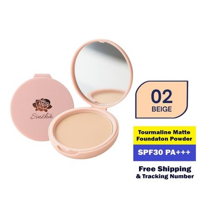 5g Sineha Tourmaline Powder 02 Beige SPF30 PA+++ Oil Control Water-Resistant
