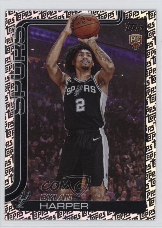 2025-26 Topps Topps Foil Pattern Dylan Harper #202 04mf