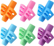 6 Pack Pencil Grips for Kids Handwriting Pencil Grippers, Pencil Writing Aid Gri
