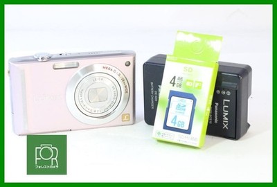 Panasonic DMC-FX55 ピンク コンパクトデジタルカメラ Panasonic LUMIX DMC-FX55 Pink Digital Camera 8.1MP 3.6x Zoom ISO