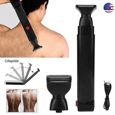 Electric Back Shaver For Men Long Handle Body Hair Removal Razor USB Recharge US