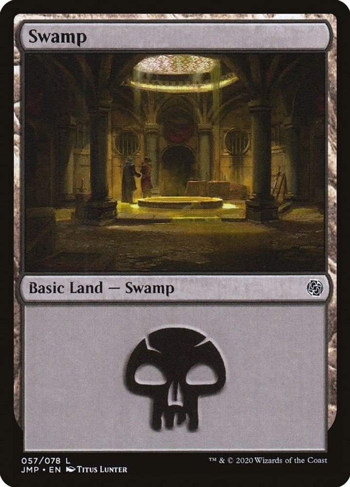 MTG JMP L Swamp (057) #57 NM PLAYSET 4x