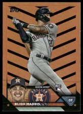 Bligh Madris 2023 Topps Update Orange and Black Foil Houston Astros #US9