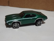 Hotwheels Green Oldsmobile 442 W-30  1/64 Scale