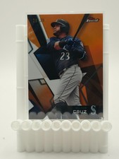 2018 Topps Finest #87 Orange Refractor #28/25 - Nelson Cruz - Mariners