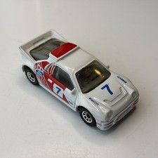 MATCHBOX FORD RS 200 WHITE/RED STRIPES #7 VINTAGE 1991-93 DIECAST MB-34