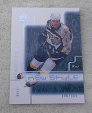Scott Hartnell 2001-02 SP Game Used RC Ed NEW STYLE /900 Predators