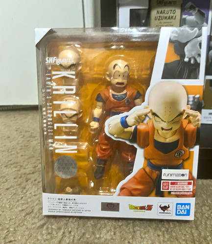 Bandai S.H.Figuarts Krillin Dragon Ball Z Figure w/ MISSING EFFECT PIECE