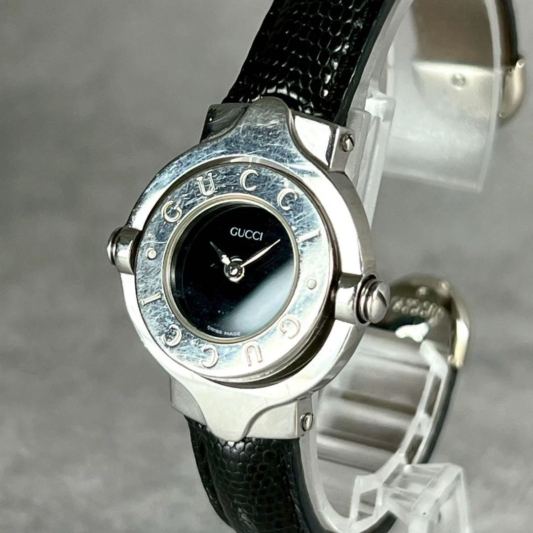 Gucci Orologio Quarzo Uomo Quadrante Nero Acciaio Inox 28mm Usa Dalppone