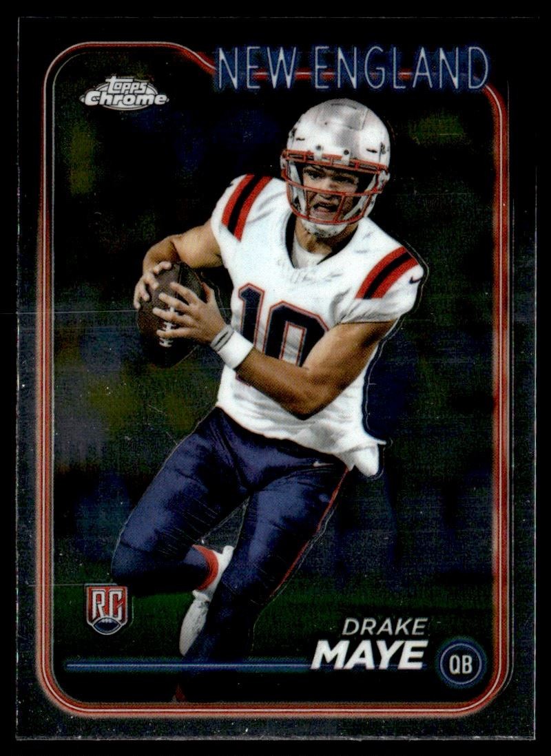 2024 Topps Chrome Drake Maye Rookie New England Patriots #203