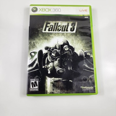 Fallout 3 (Microsoft Xbox 360, 2008) Game Disc And Case - Tested