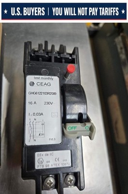 CEAG Explosion Proof 2 pole Breaker GHG6122103R2089 -16A - 230V