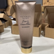 VICTORIA S SECRET BARE VANILLA SHIMMER FRAGRANCE BODY LOTION CREAM 8 oz B14 R2