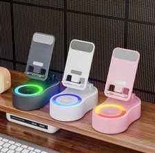 Wireless Audio Bluetooth Speaker 5in1 Phone Holder Emergency Rechargeable