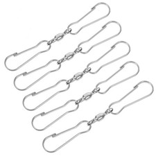 5 Pcs Bra Connector Buckle Metal Sewing Hooks Eye Closure For Clothing
