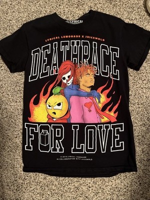 2019 Lyrical Lemonade Juiceworld Deathrace For Love 999 Rap Shirt Size Medium