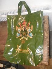 HARRODS PVC TOTE BAG.  49 by 38 cms.