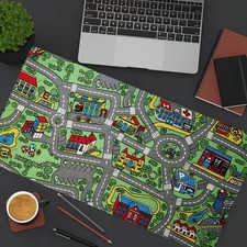 40 90cmLarge Retro 80s90s Streets Racing Carpet Rug Gaming Mouse Pad  Desk Mat