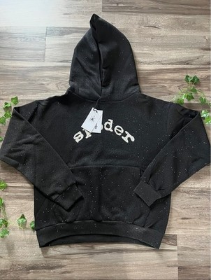 Купить sp5der vvs black hoodie new (388704593869), США