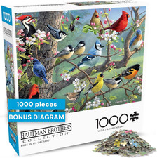 Buffalo Games - Hautman - Birds in an Orchard - 1000 Piece Jigs Toy