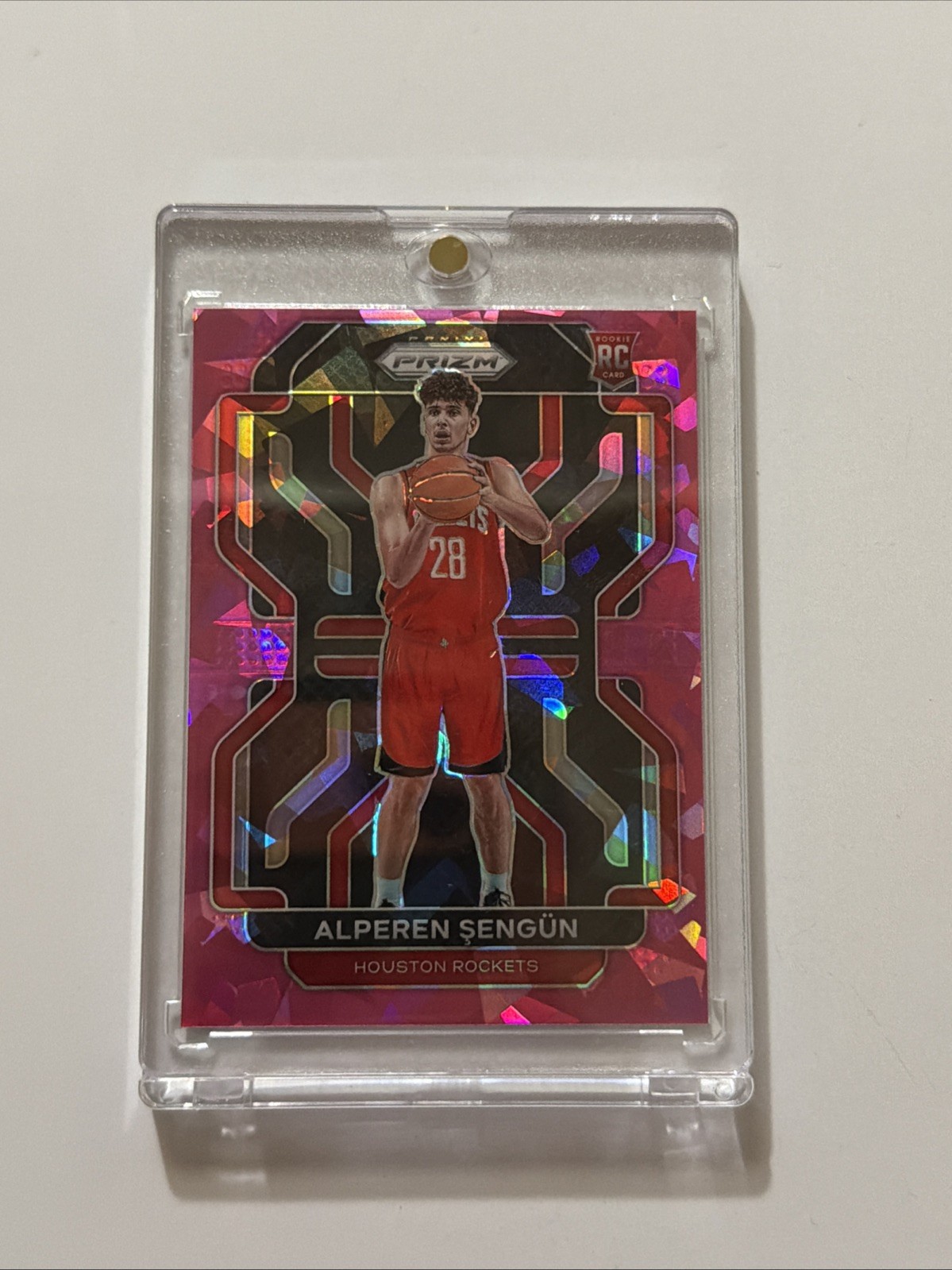 2021-22 Panini Prizm - Alperen Sengun #318 Pink Ice Prizm (RC)