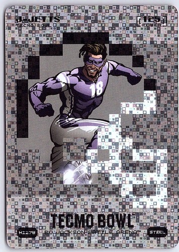 Bo Jax Battle Arena Tecmo Bowl - Helmet Icon Steel J-Jetts - Justin Jefferson