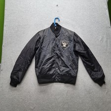 VINTAGE Oakland Raiders Men Jacket S Satin Starter Pro Line 80s USA READ