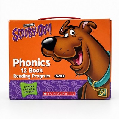 Scooby-Doo Phonics Reading Program Pack 1 Complete 12 Books + Sealed Cassette