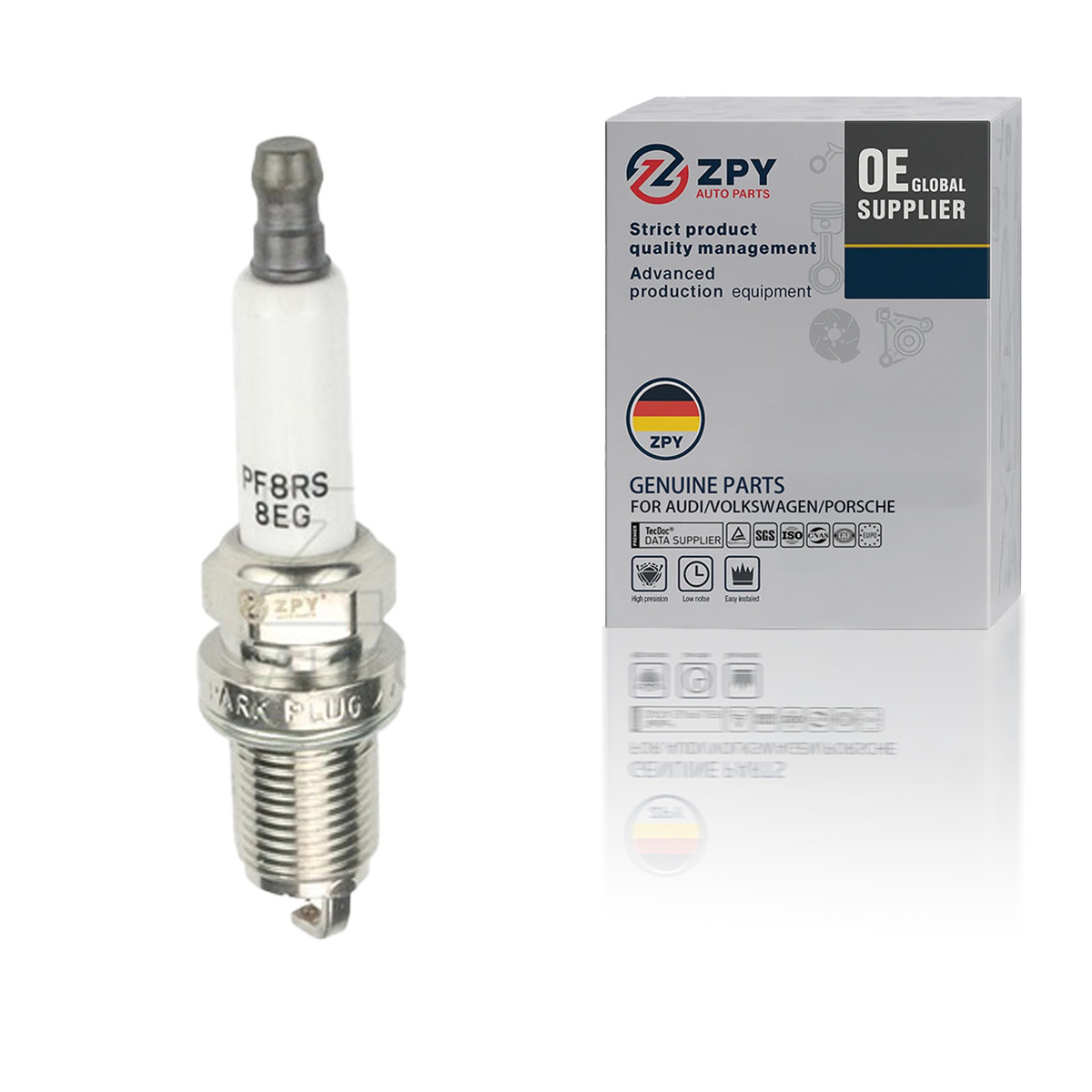 ZPY Spark Plug For VW Audi A8 Q7 3.0L Engine Replacement High Power 101905611G