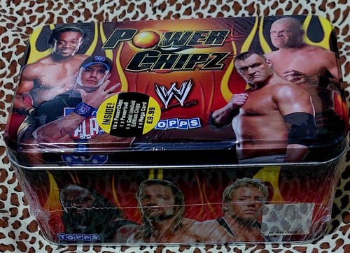 Topps WWE Power Chipz Collector Tin 2009