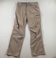 Wrangler All Terrain Gear Hiking Pants Mens 33x29 Brown Stretch ATG
