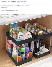 Organiseur  Sous Évier 2 Niveaux