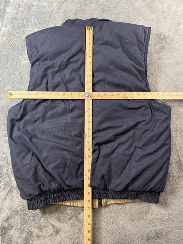 Fourcast Vest Mens XL Blue Fleece Lined Utility Fishing Hunting Multi Pocket image 9