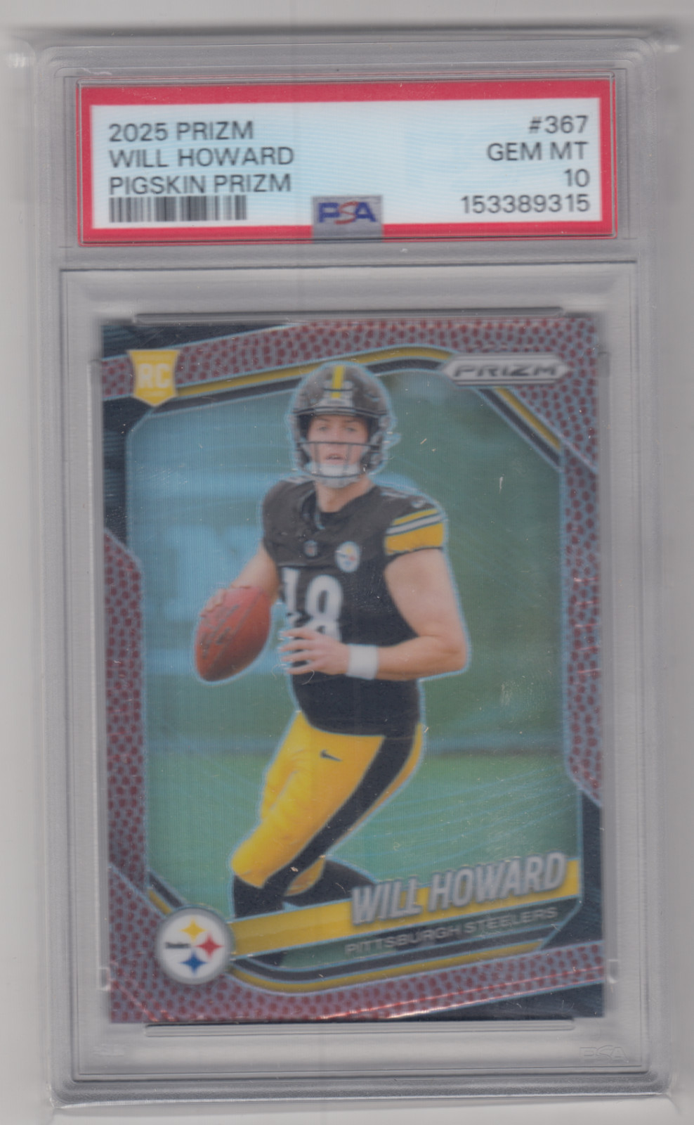 Will Howard Panini Prizm #367 Pigskin
