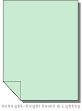 Lee Filters Lighting Gel Sheet 728 Steel Green