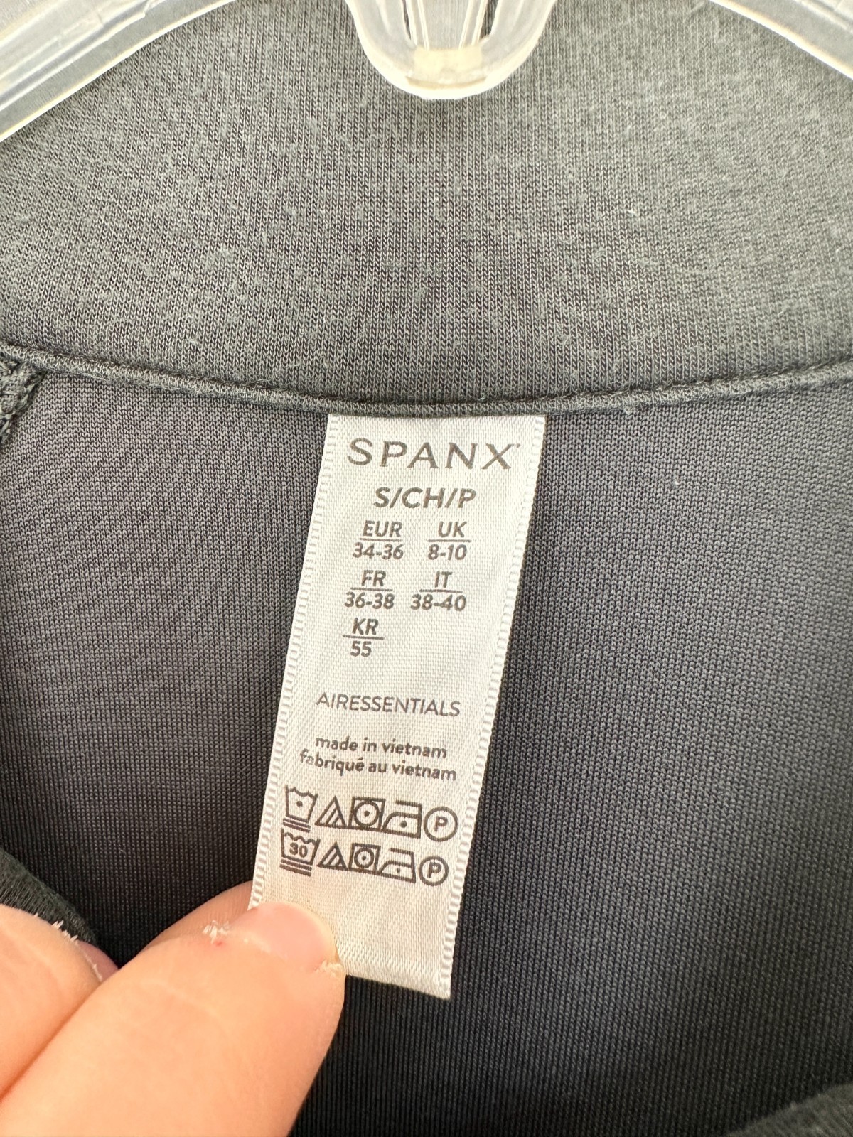 Spanx AirEssentials Half Zip Pullover Sweater Gre… - image 3