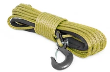 S&D  Rough Country Synthetic Rope, 3/8 in., 85 Ft - Army Green