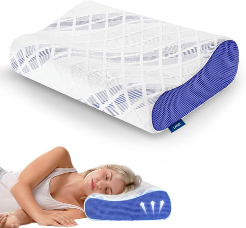 Cuscino Cervicale In Memory Foam CloudÉtoile, Regolabile (7/9 Cm O 10/12 Cm), Ortopedico, Con Fodera Rimovibile E Raffreddante - 3