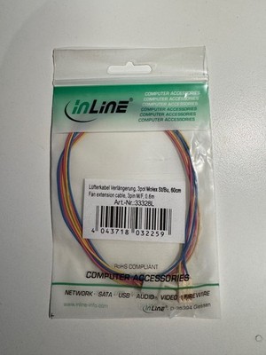  Lüfterkabel Verlängerung PWM, 3pol Molex ST/BU, 0,6m PWM fan power cable
