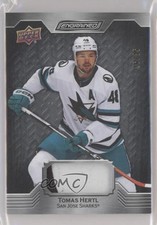 2023-24 Upper Deck Engrained Ebony Premium Memorabilia 26/35 Tomas Hertl #40 0c3