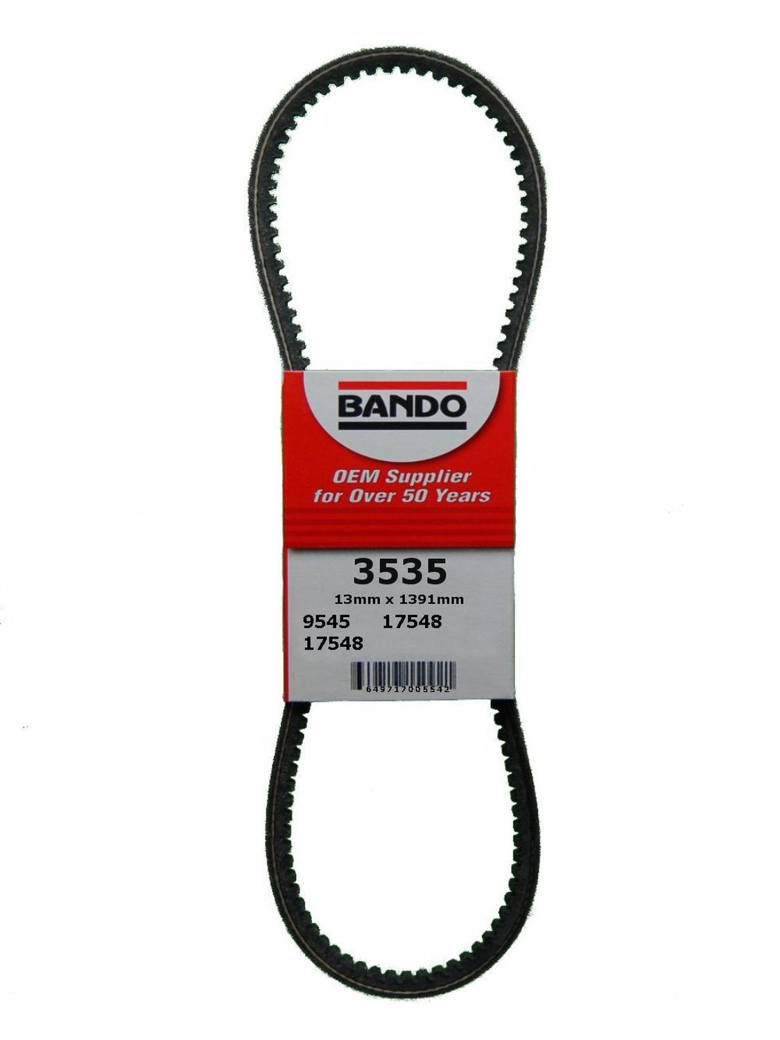 Bando 3535 Accessory Drive Belt For Select 83-89 Ford Peugeot Models