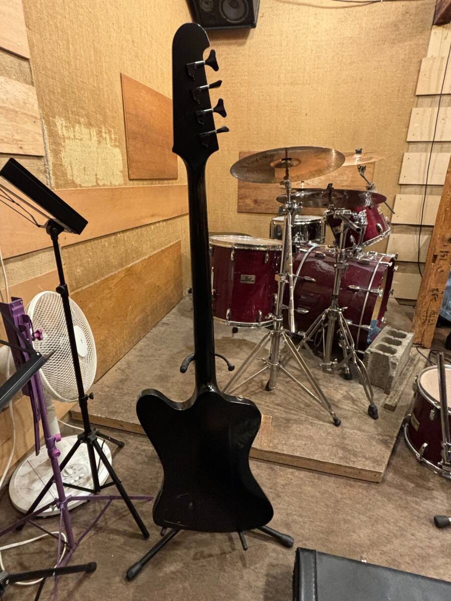 ベース Gibson Blackbird Nikki Sixx Signature 2001 Gibson Blackbird Nikki Sixx Thunderbird Bass – Matte