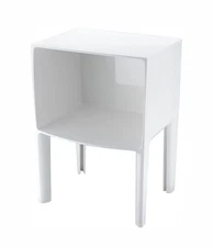 Kartell - White Ghost Buster Bedside Table - By Philippe Starck - r.r.p. £366
