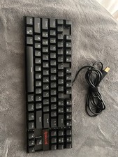 Red Dragon Kumara K552-1 USB Wired Mechanical PC Keyboard RED Backlight