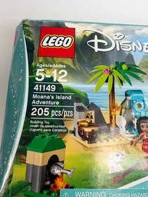 Lego Moanas Island Adventure 41149 Figure Pua 205 Piece Collect Disney Party Ni