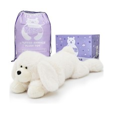 Weighted Dog Stuffed Animal Realistic 24 Inch 4 lbs Gift Box Pa... USA FAST SHIP