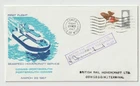 23/3/1967 UK GB Cover - Seaspeed Hovercraft  Service Cowes - Portsmouth SIGNED