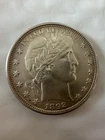 1892 Barber Half Dollar Uncirculated. Beautiful Strike